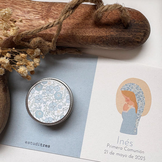 Detalle Bautizo Bálsamo labial colección virgencitas