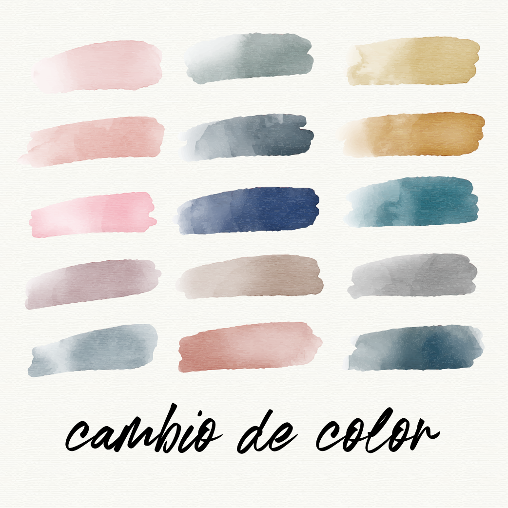 cambios en el diseño, color, mezclar colecciones