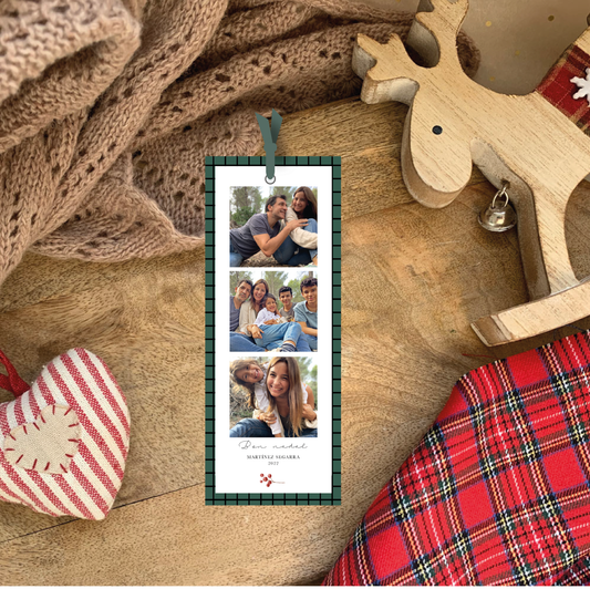pack felicitación navidad punto del ibro( pack de 8 )