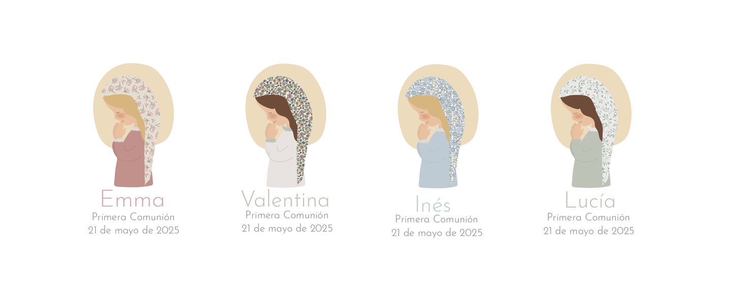 Llavero estrella colección virgencitas