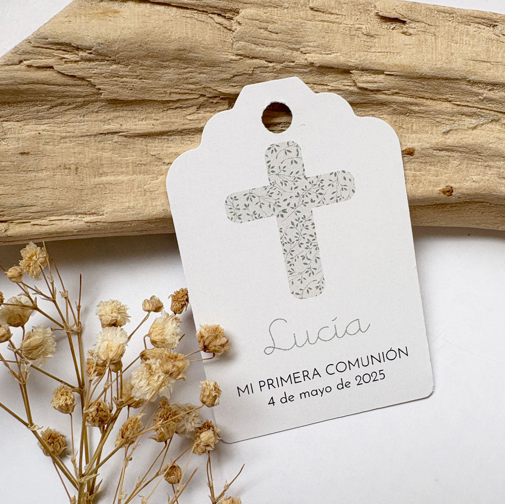 Jabón rosa colección cruz estampada