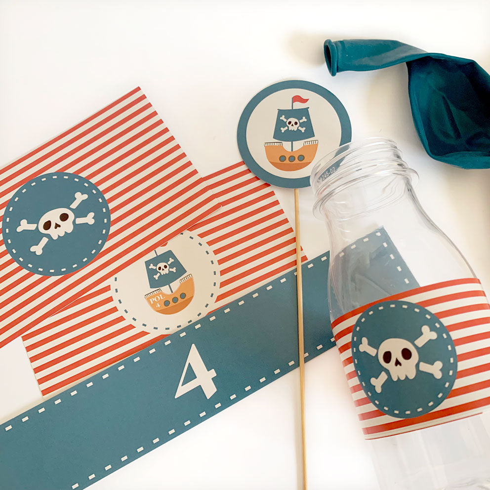 Pack cumpleaños pirata