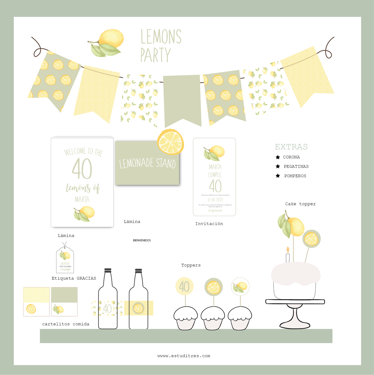 Pack cumpleaños Lemons