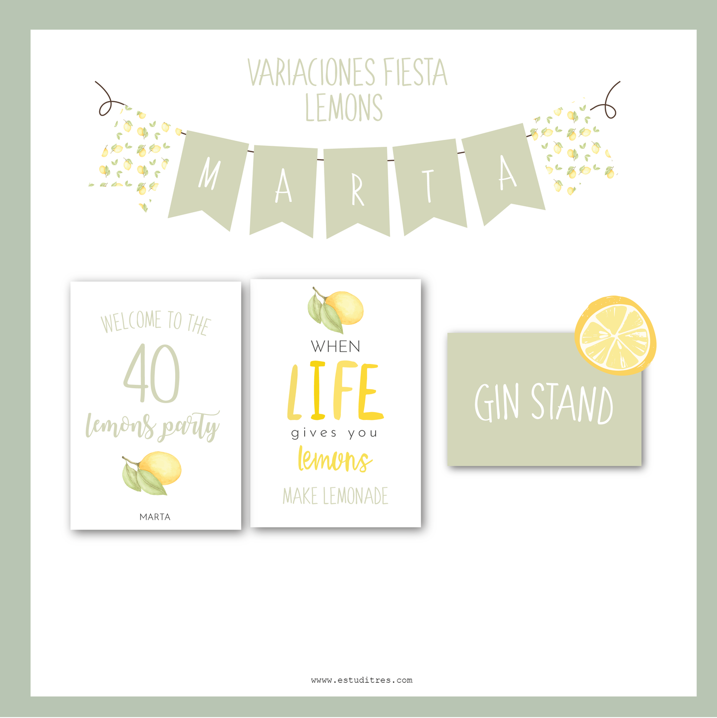 Pack cumpleaños Lemons