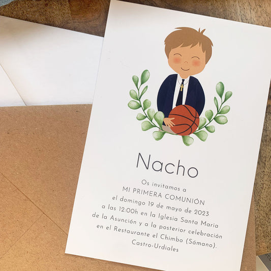 Invitación comunión "Niño"