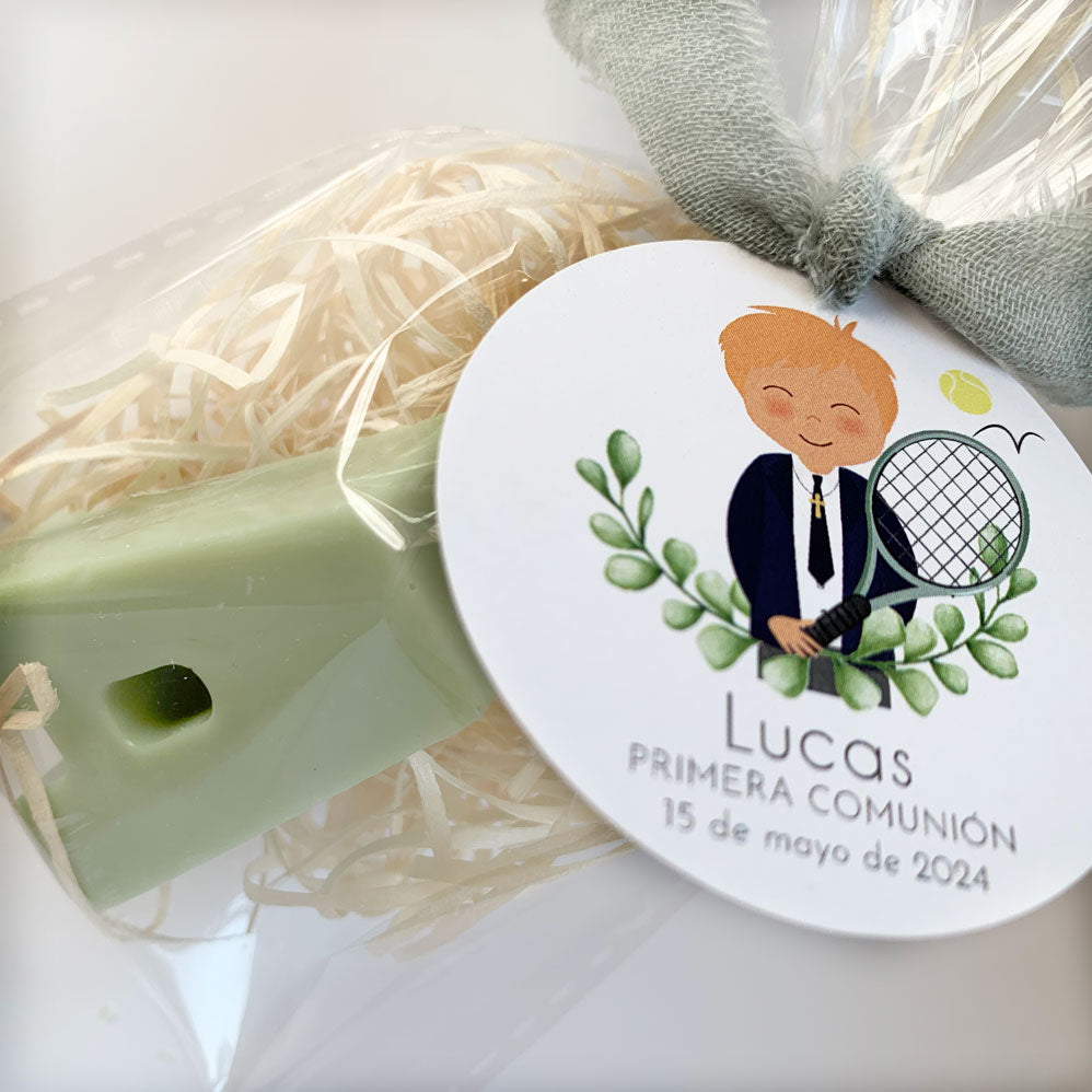 jabón letra Primera Comunión colección niño de comunión