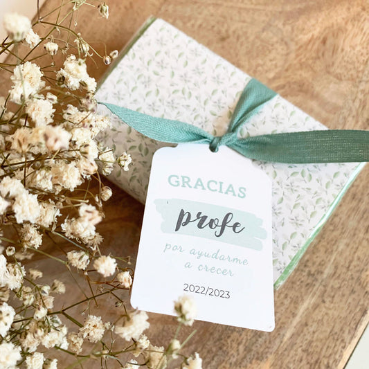 jabón pastilla - pack regalo profes