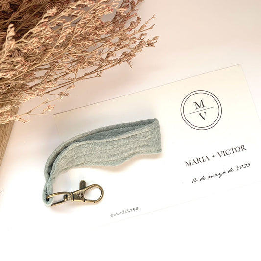 Llavero cinta - DETALLE BODAS