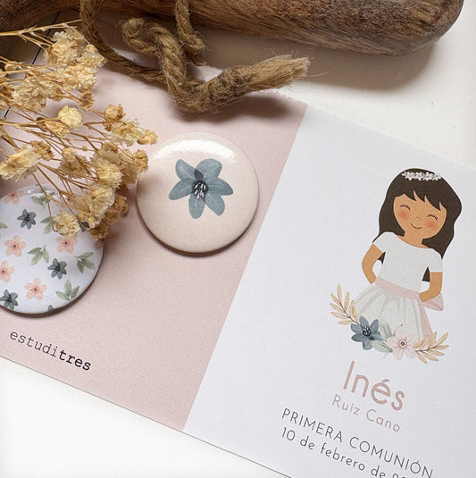 Detalle mini imanes colección niña de comunión