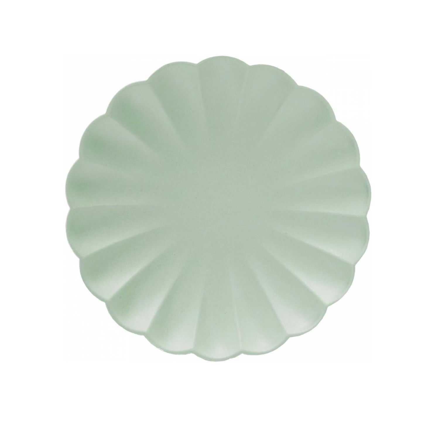 plato flor compostable / 8 unidades / varios colores