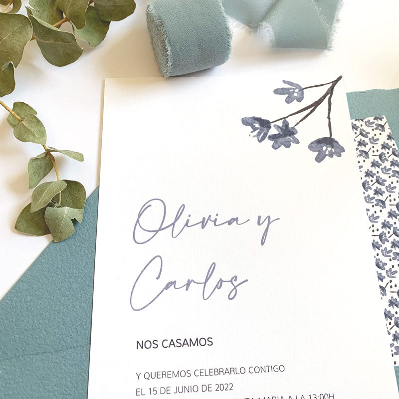 Invitación boda colección Provenza