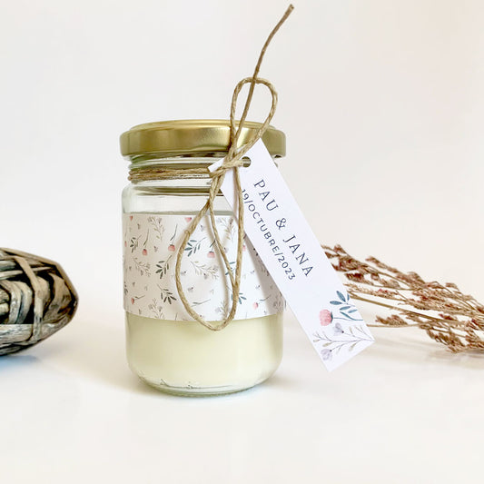Velas de soja con aroma - DETALLE BODAS