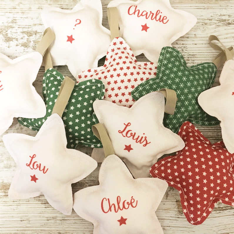 estrellas navidad personalizadas