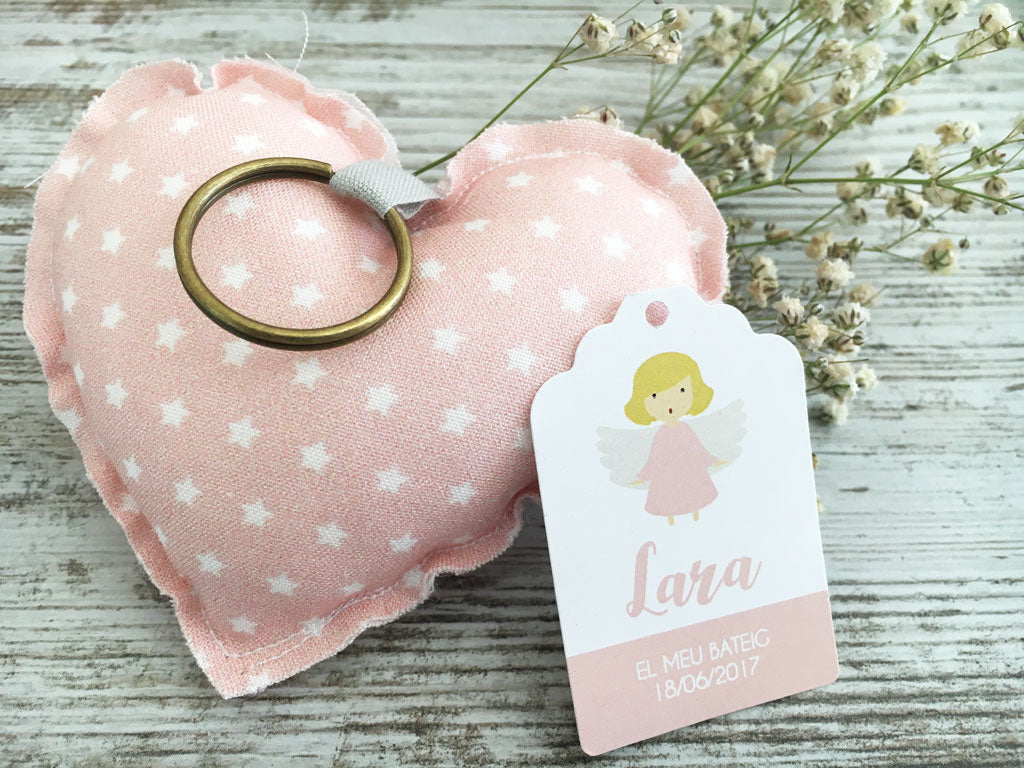 Etiquetas bautizo "Ángel niña"