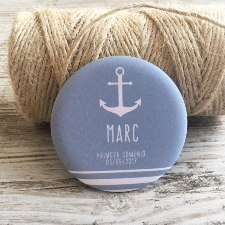 Recordatorio comunión imán "Mar"