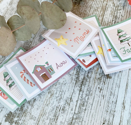 adhesivos personalizados navidad