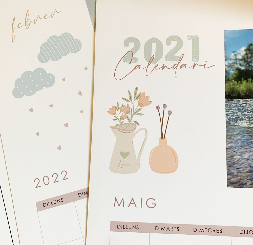 calendarios personalizados navidad