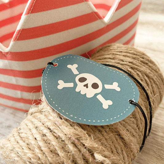 pack de parches DIY cumple pirata