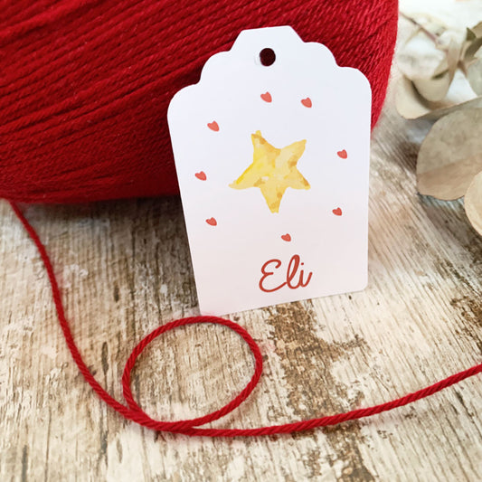 pack etiquetas navidad con nombre