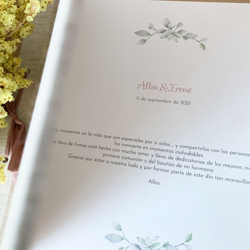 Álbum de firmas / fotos