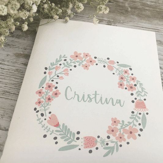 libreta "Rosco Floral"