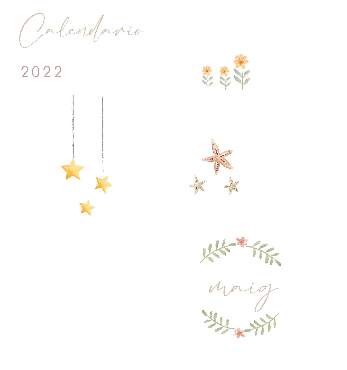calendarios personalizados navidad