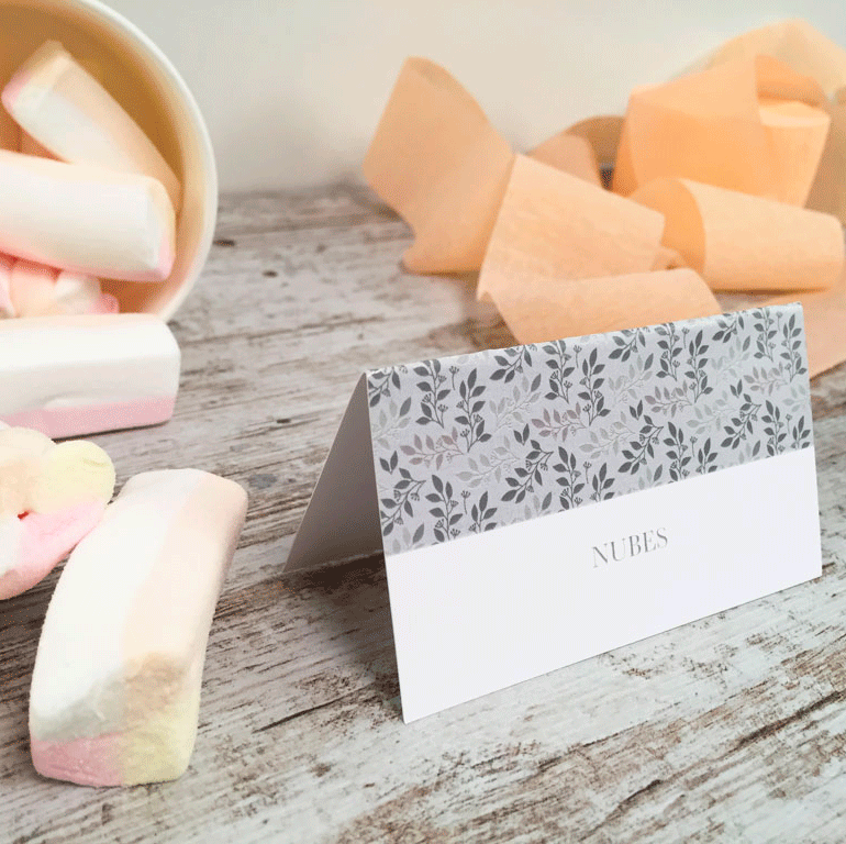 Place cards bautizos y comuniones