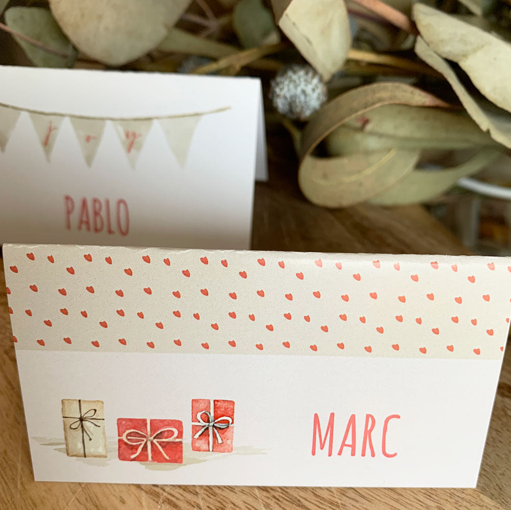 place cards navidad