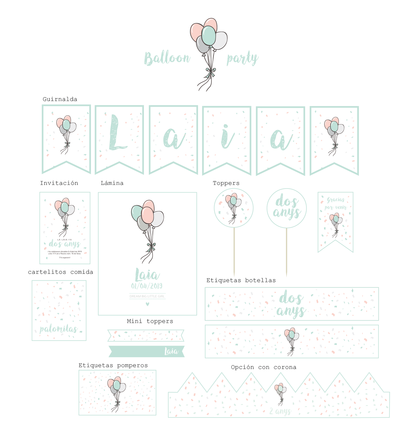 Pack Fiesta globos