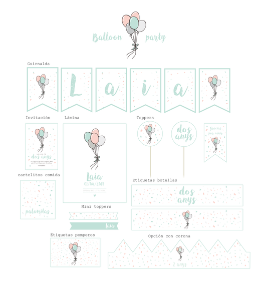 Pack Fiesta globos