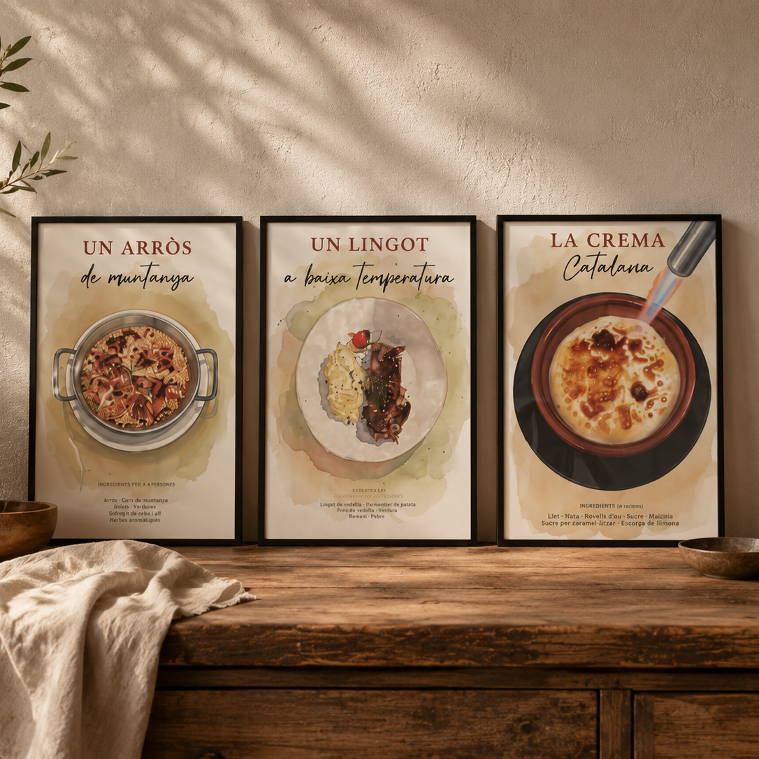 Lámina gastronómica personalizada