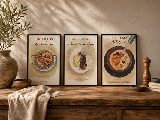 Lámina gastronómica personalizada