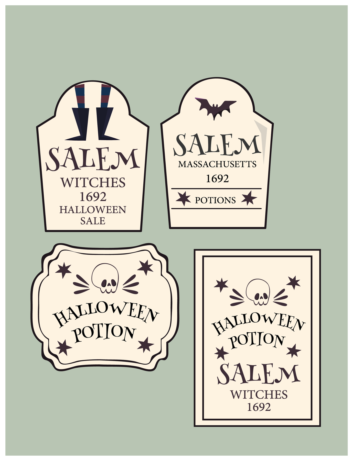 Pack cumpleaños Fiesta brujas de Salem