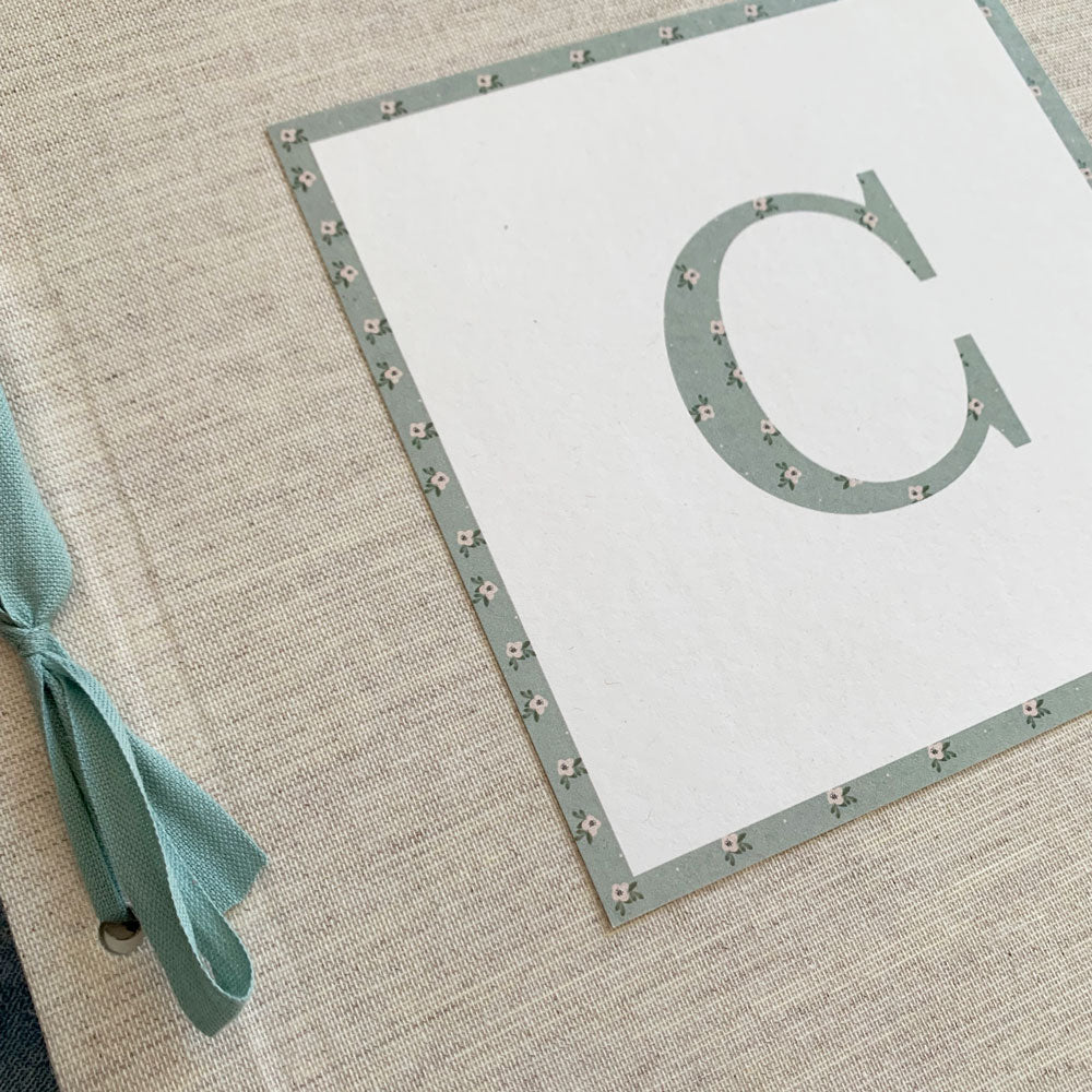 Álbum de firmas / fotos colección inicial floral