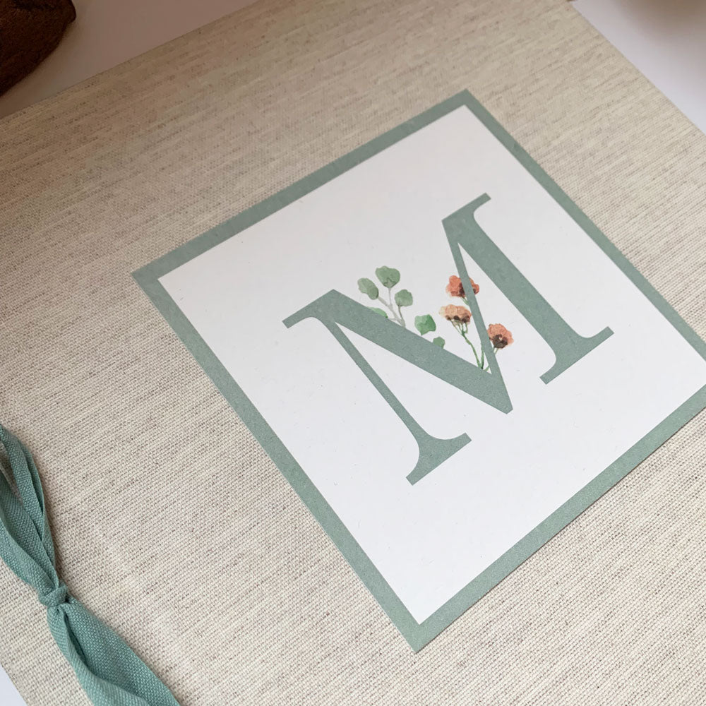 Álbum de firmas / fotos colección Alfabeto floral