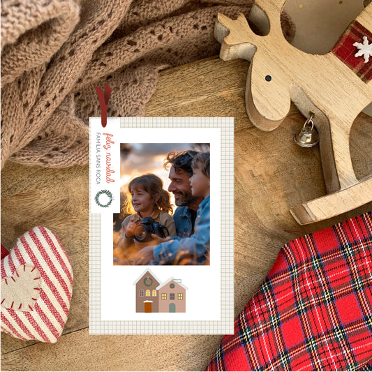 pack felicitación de navidad doble