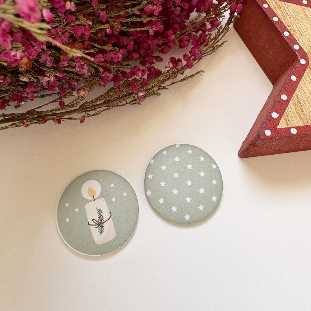 Detalle mini imanes colección navidad