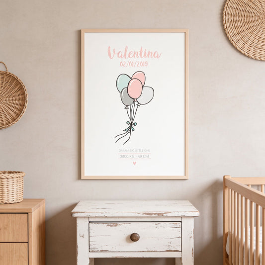 Lámina "globos"
