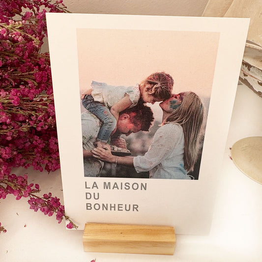 mini lámina foto/mensaje