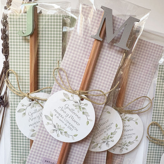 Lápiz inicial madera primavera