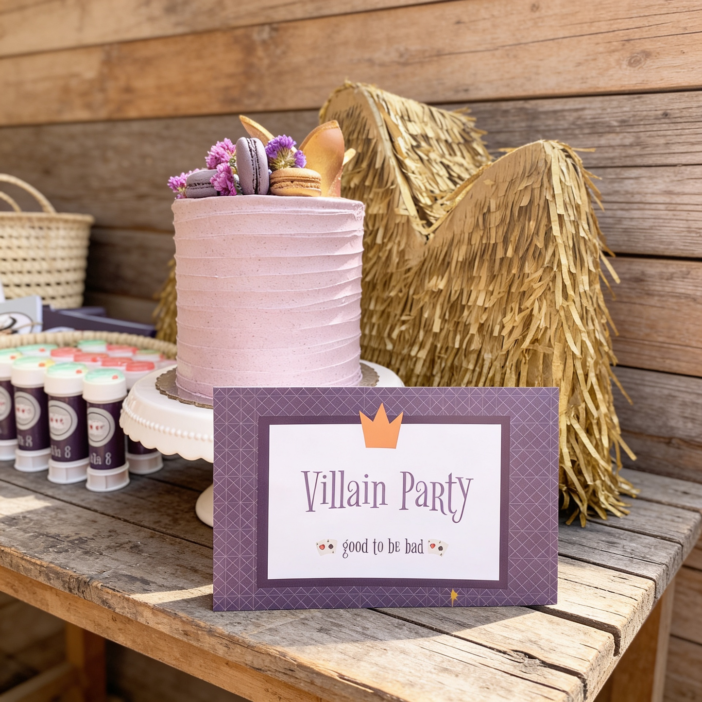 pack cumpleaños Villains