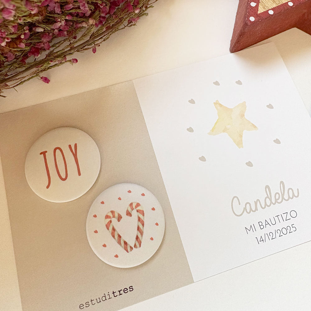 Detalle mini imanes colección navidad