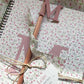 Pack libreta y lápiz comunión colección inicial floral