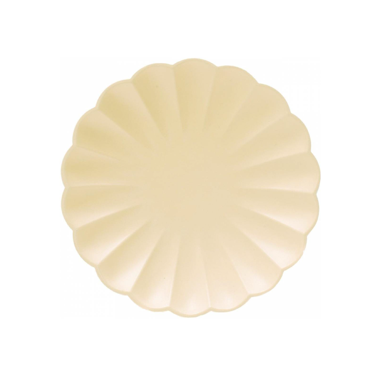 plato flor compostable / 8 unidades / varios colores