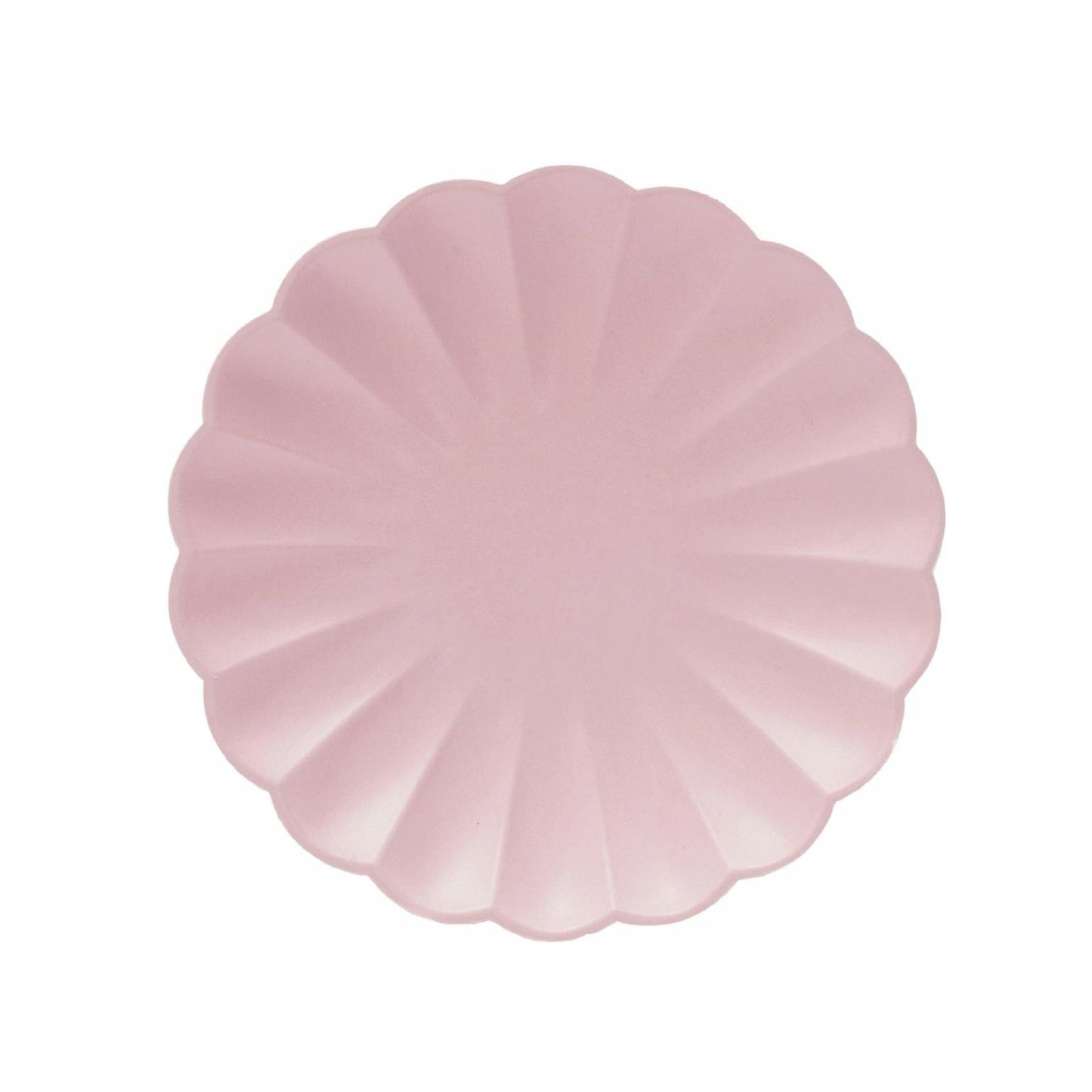 plato flor compostable / 8 unidades / varios colores