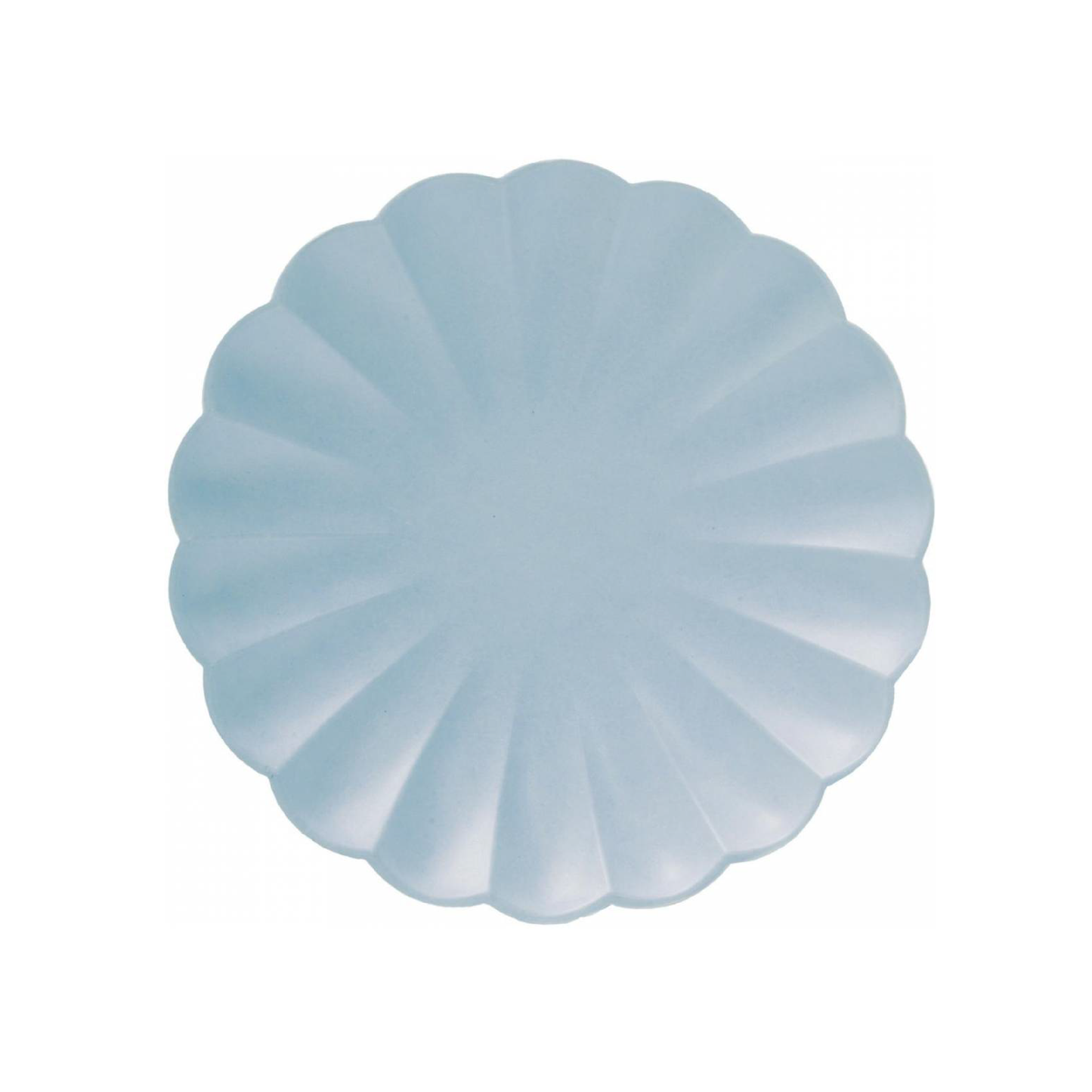 plato flor compostable / 8 unidades / varios colores