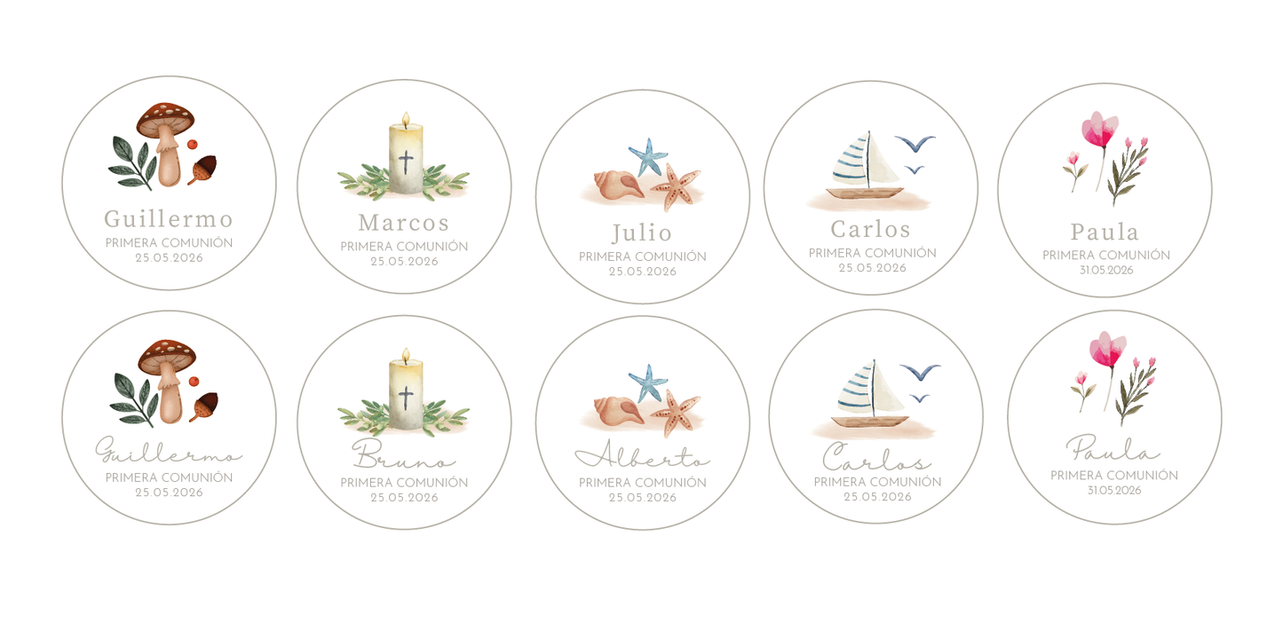 Pack etiquetas colección seasons