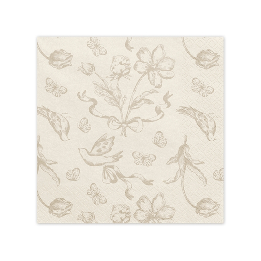 servilletas flores / 12 unidades