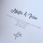álbum o libro de firmas cumpleaños