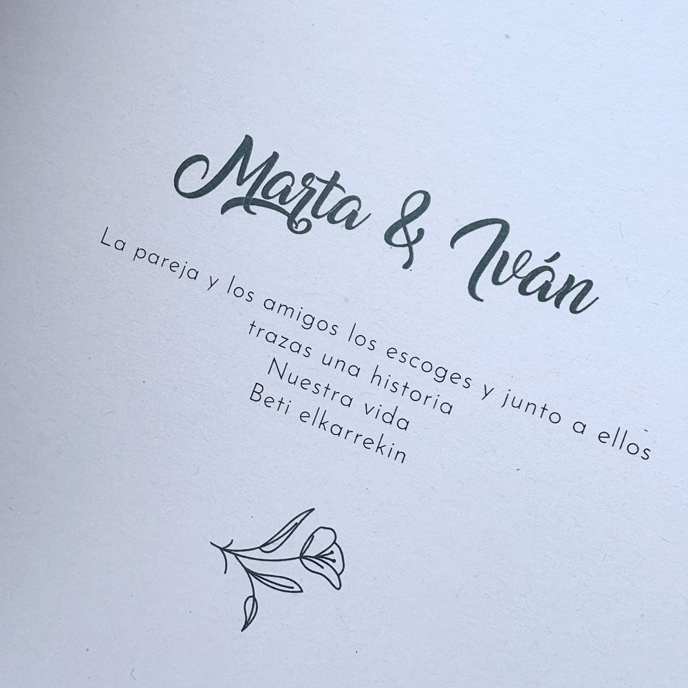 álbum o libro de firmas cumpleaños